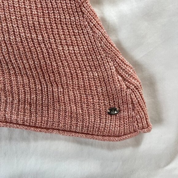 American Eagle Light Pink Tight Knit Flare Spaghetti Strap Tank Top | Size S - Picture 2 of 5